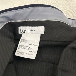 Bar III Men's navy blue Slim Fit Dress Pants